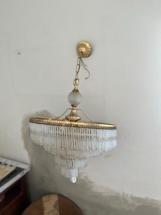 Lámpara Techo Vintage Dorada