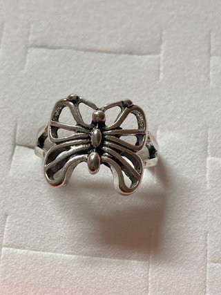 Anillo mariposa plata 18mm