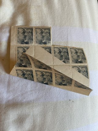 Error Sello Franco 50 Cts España