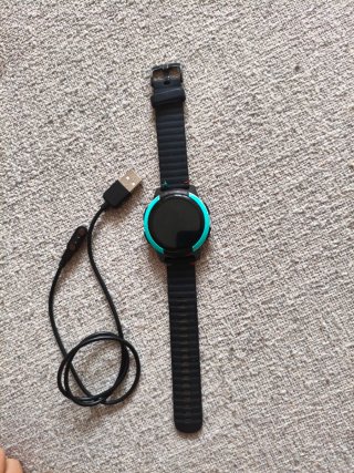 Reloj Save Family Negro y Turquesa