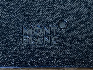 Tarjetero Montblanc Piel Negra Sartorial