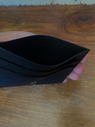 Tarjetero Montblanc Piel Negra Sartorial