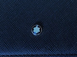 Tarjetero Montblanc Piel Negra Sartorial