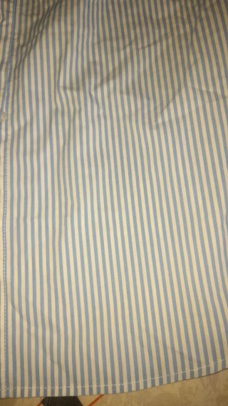 Camisa de rayas azul y blanco