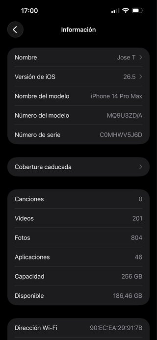 iPhone 14 Pro Max 256GB Space Gray