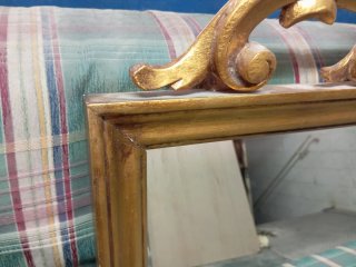 Espejo Trumeau Estilo Francés Rococó Dorado