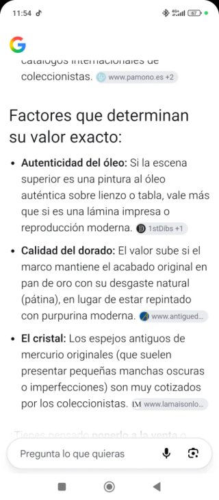 Espejo Trumeau Estilo Francés Rococó Dorado