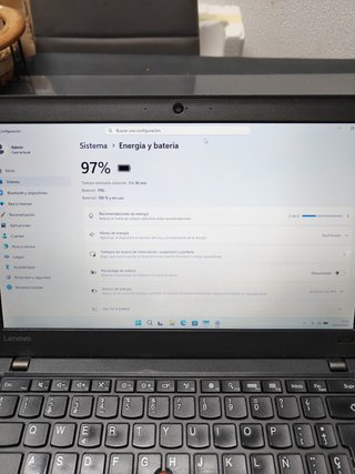 Portátil Lenovo Windows 11 Negro