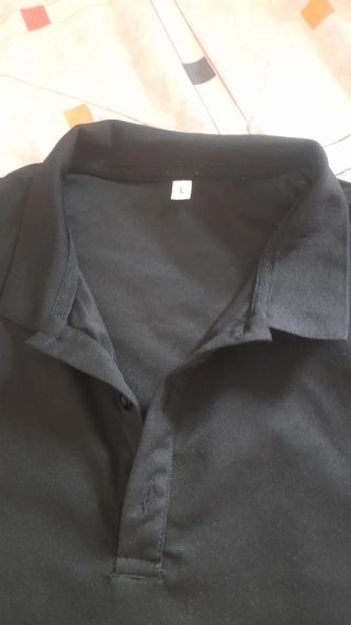 Camisa Polo Negra Talla M