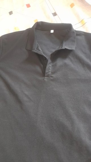 Camisa Polo Negra Talla M