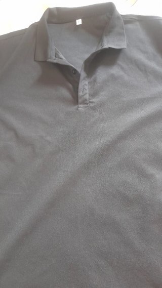 Camisa Polo Negra Talla M