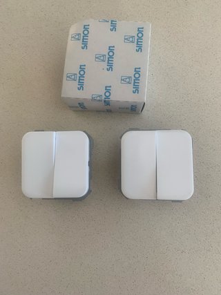 2 Interruptores Dobles Simon 31398