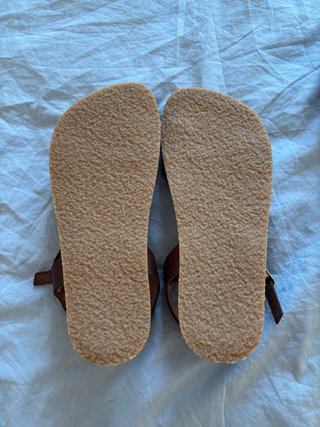 Sandalias Aura Barefoot Cuero Marrón Talla 40