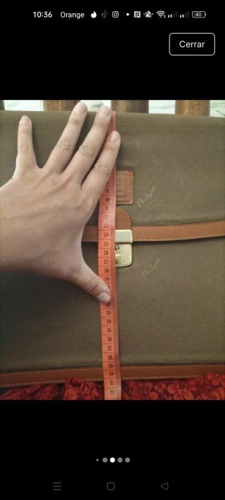Pertegaz Maletín Cartera Portadocumentos Marrón