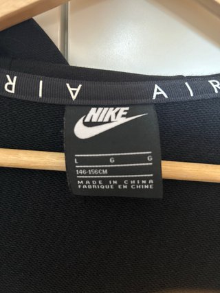 Chaqueta Nike Air Negra y Gris