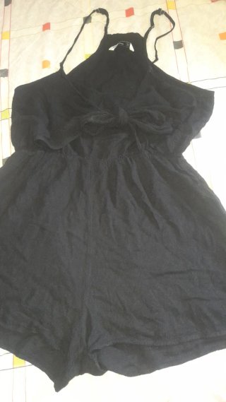 Enterizo corto negro