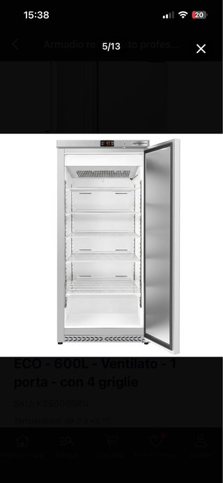 Armario Refrigerador Profesional 600L