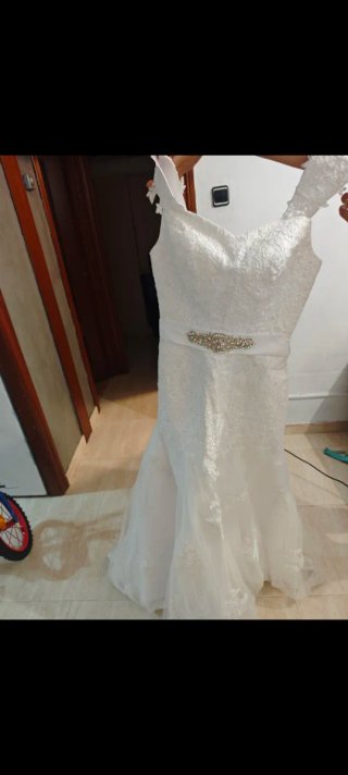 Vestido de Novia Blanco Encaje