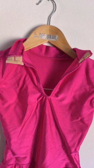 Maillot rosa + punteras, donut y cinta para pelo