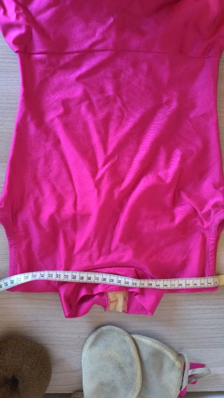Maillot rosa + punteras, donut y cinta para pelo