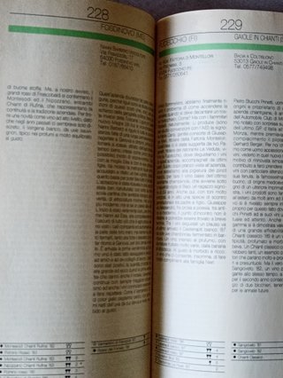 Vini d'Italia 1989-Rara Edizione Sigma Tau