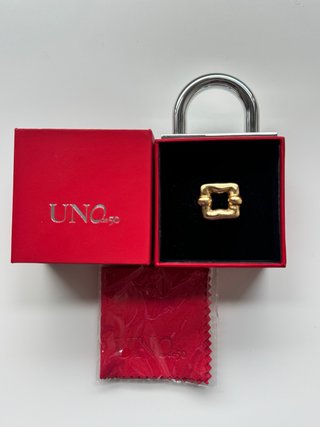 Anillo eslabón Unode50 dorado