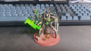 Warhammer 40k Necron Signore Skorpekh Dipinto