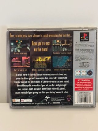 Oddworld Abe's Oddysee Platinum PS1 PAL Testato