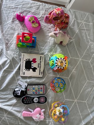 Lote juguetes bebé 0-2 años