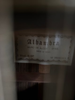 Alhambra B-6P Guitarra Clásica
