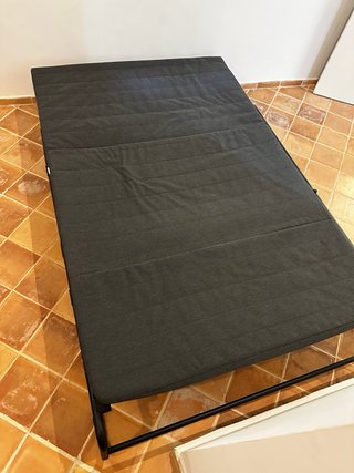 Sofá Cama IKEA HAMMARN Gris Oscuro/Negro