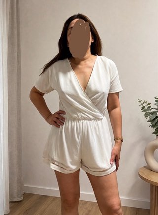 Mono blanco talla s