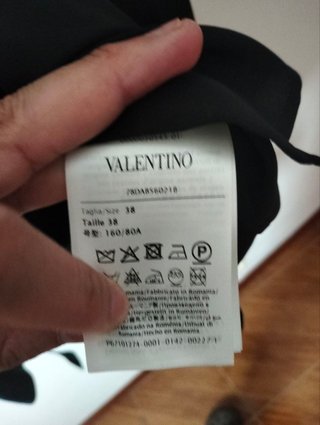 Valentino Garavani Camicia Nera Donna NUOVA