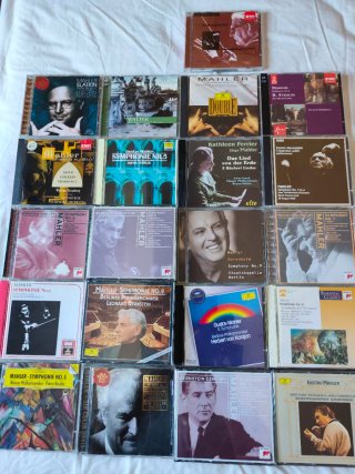 CDs. Mahler. Sinfonias, Lieder Clásica