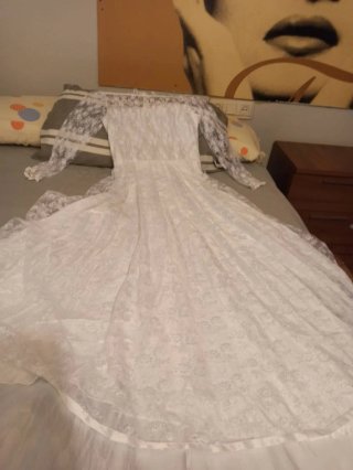 Vestido de Novia Encaje Manga Larga