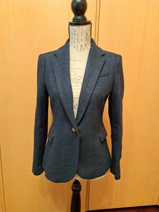 Chaqueta Lana Mujer Talla M Azul