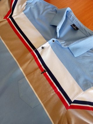 Camisa Polo Rayas Hombre Talla L