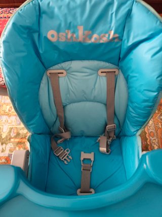 Trona para bebé Oshkosh regulable con bandeja