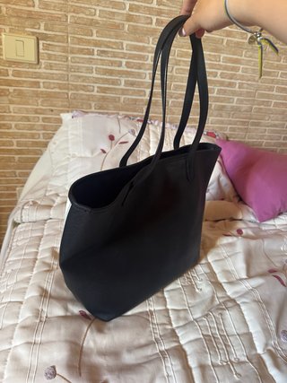 Bolso Tote Victoria's Secret Blanco y Negro