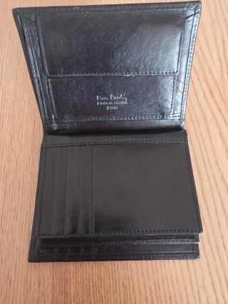 Billetera Pierre Cardin Cuero Negra