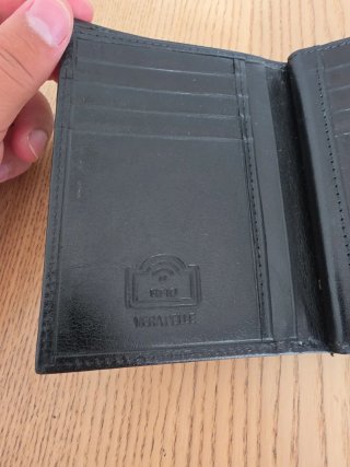 Billetera Pierre Cardin Cuero Negra