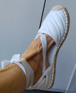 Espadrillas Brenda Donna Tg 40 Bianche