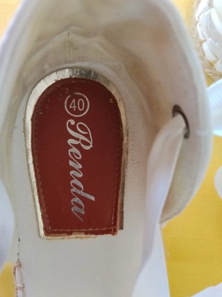 Espadrillas Brenda Donna Tg 40 Bianche