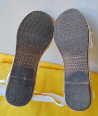 Espadrillas Brenda Donna Tg 40 Bianche
