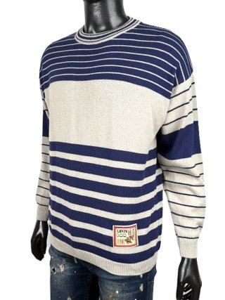 Levi's Maglione Uomo M Oversize Righe Cotone