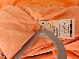 Camiseta DSQUARED2 Manga Larga Naranja XXL