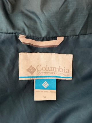 Plumífero Columbia Azul Petróleo