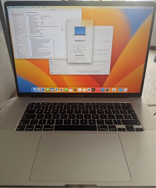 MacBook Pro 16 2019 Plata