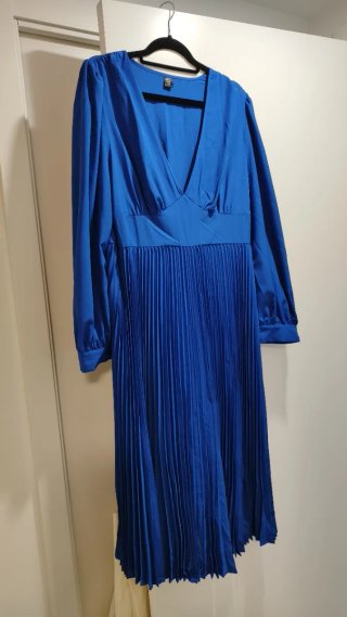 Vestido maxi SHEIN Unity azul talla 48 Nuevo