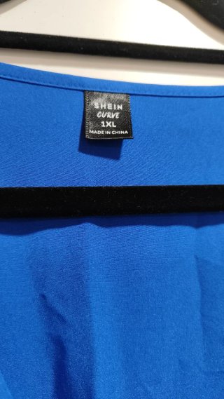 Vestido maxi SHEIN Unity azul talla 48 Nuevo